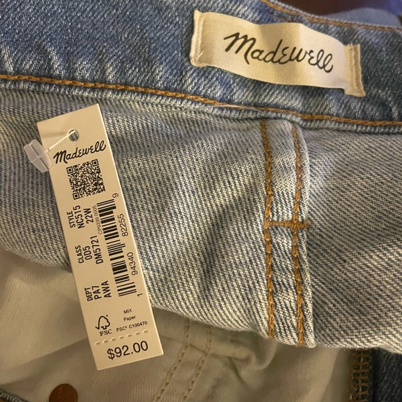 NWT Womens Madewell Plus Mom Jean - Picture 5 of 5
